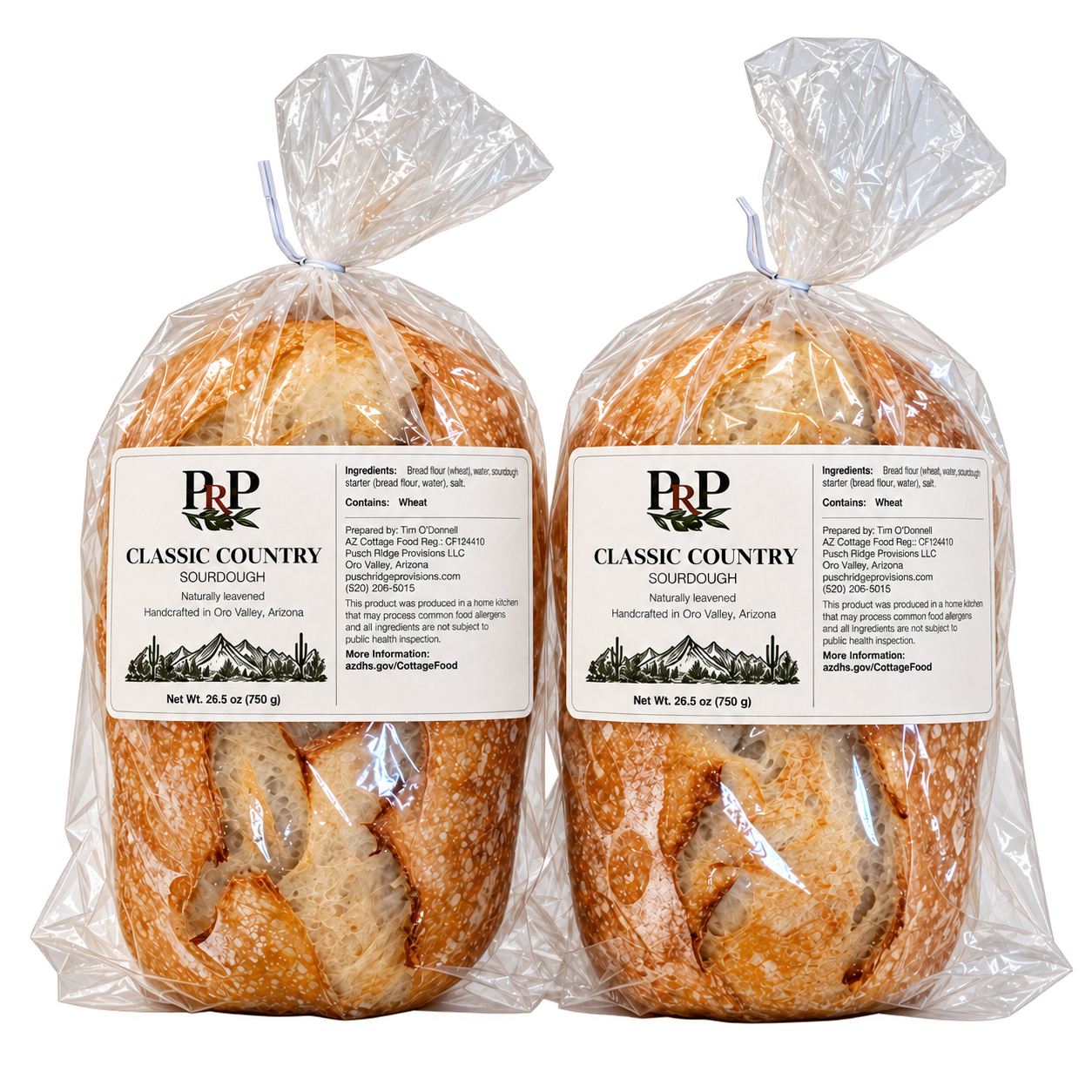 Pusch Ridge Provisions sourdough loaves
